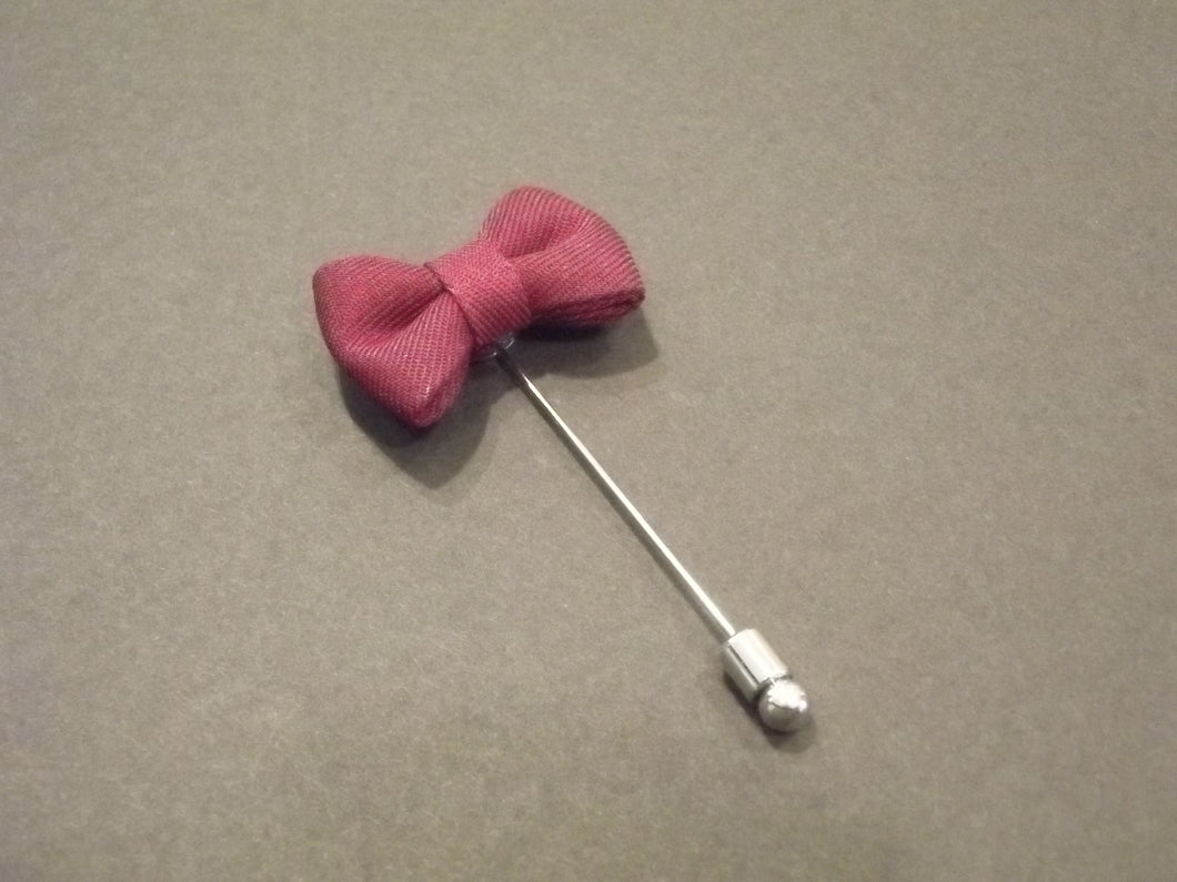 Red Bow Tie Lapel Pin