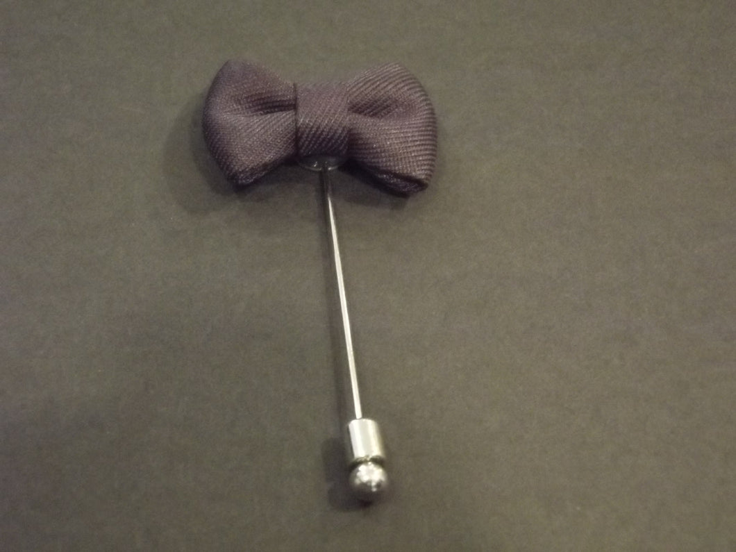 Purple Bow Tie Lapel Pin