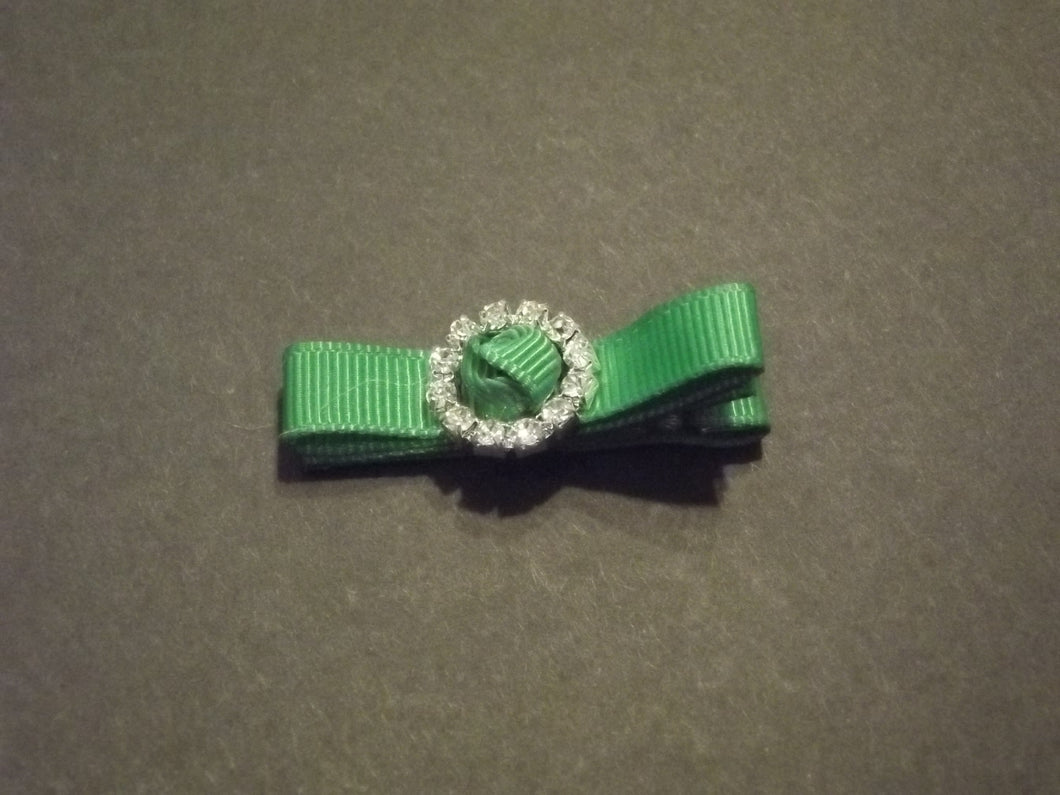 Green Small Hair Bow