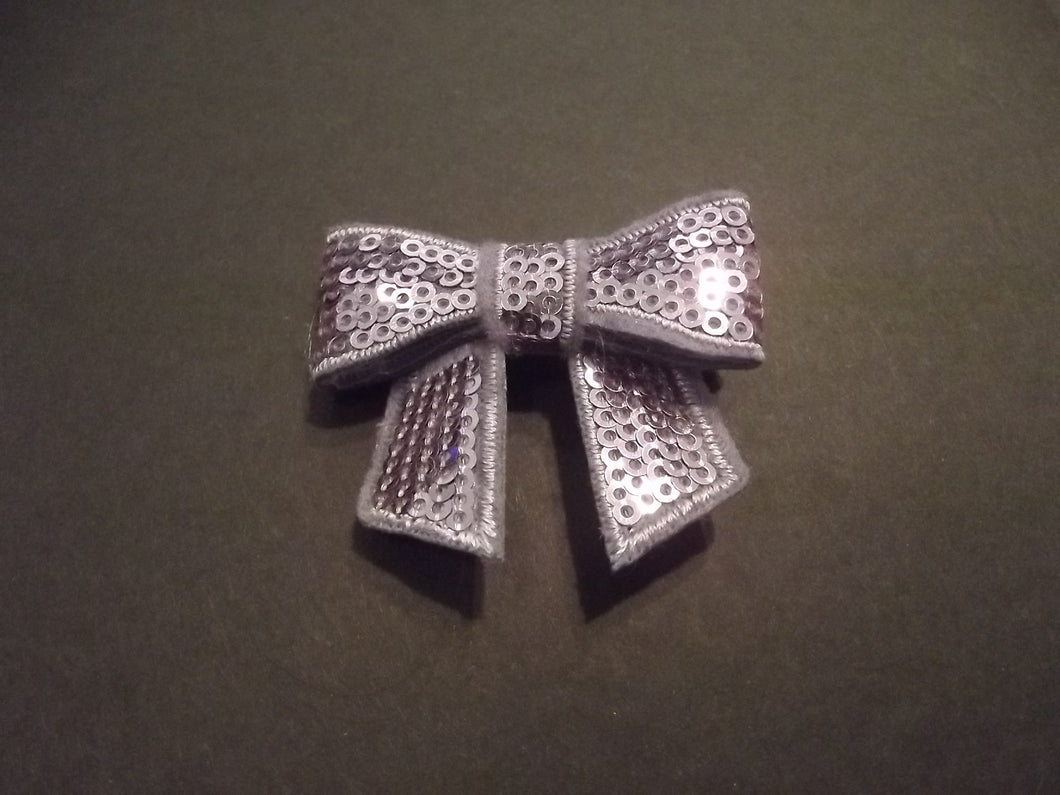 Light Purple Sequin Hair Bow
