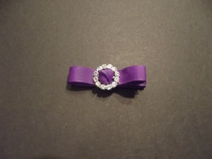 Purple Small Hair Bow