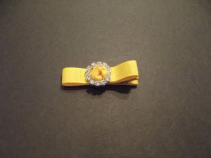 Yellow Small Hair Bow