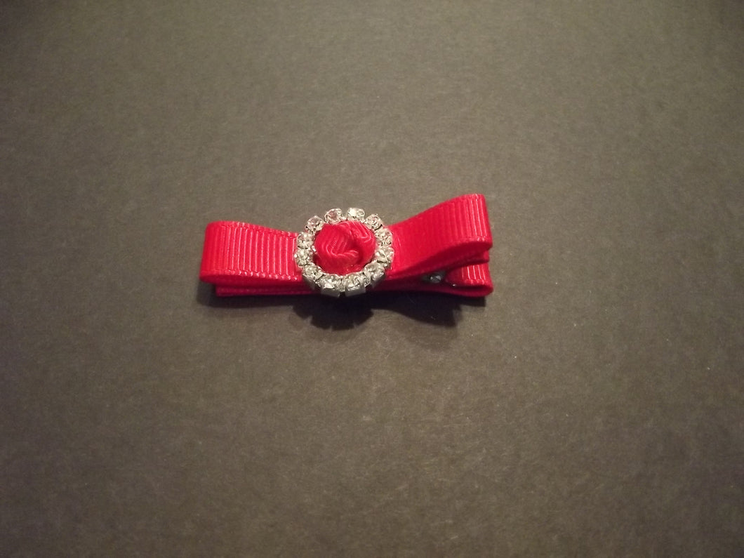 Red Small Hair Bow