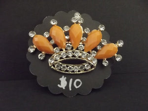 Orange Crown Pin