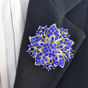 Plumeria Bling Brooch