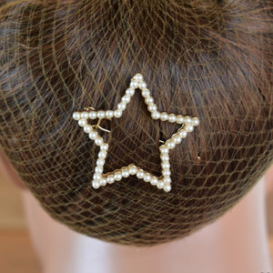 Pearl Star Bun Barrette