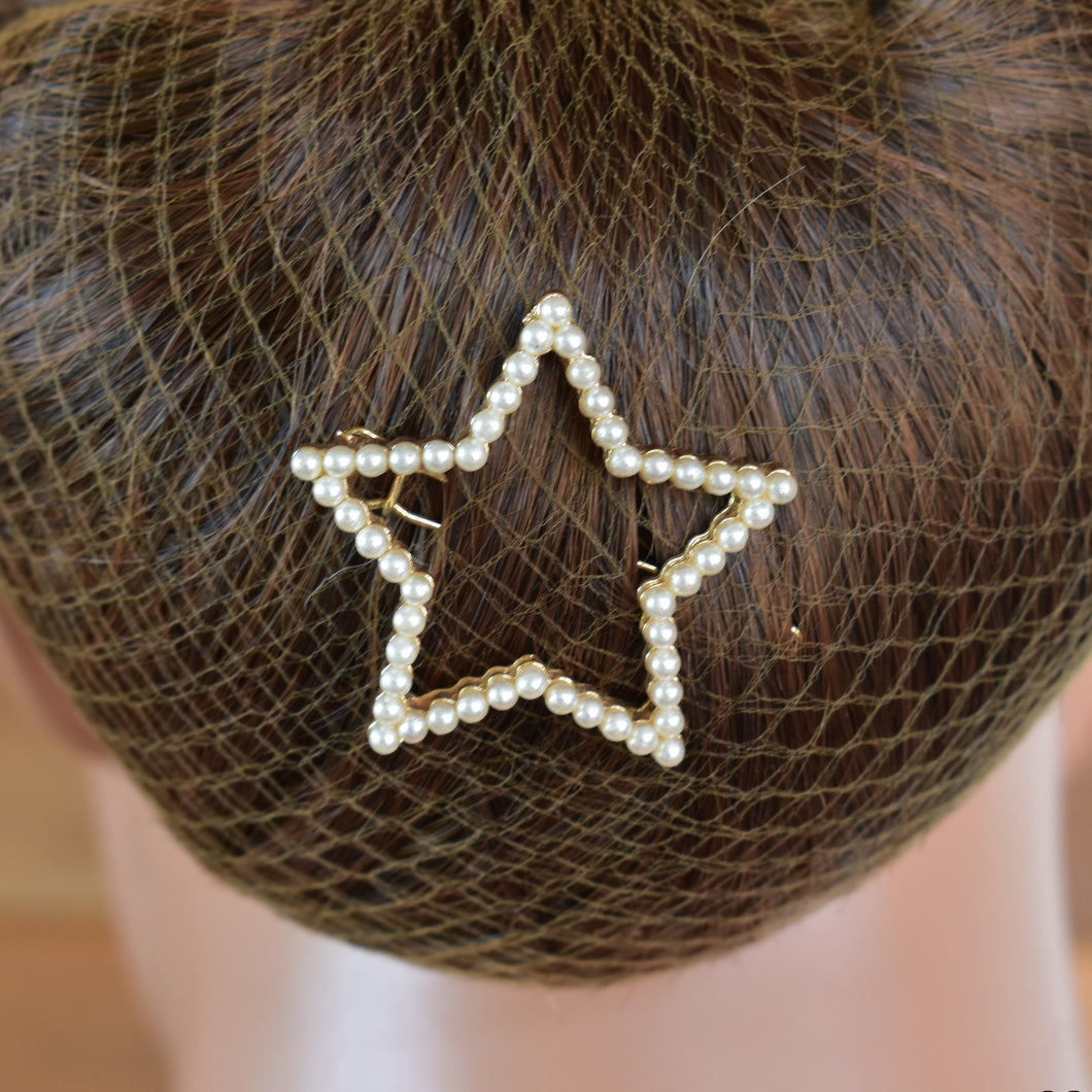 Pearl Star Bun Barrette