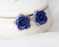 Load image into Gallery viewer, Stars &amp; Roses Earrings
