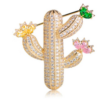 Load image into Gallery viewer, Cactus Lapel Pin
