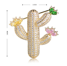 Load image into Gallery viewer, Cactus Lapel Pin
