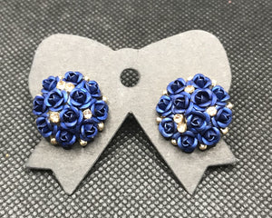 Rose Bouquet Earrings, 9 Classic Colors