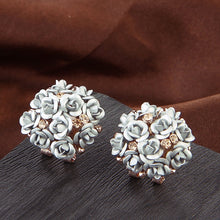 Load image into Gallery viewer, Rose Bouquet Earrings, 9 Classic Colors
