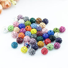 Load image into Gallery viewer, Disco Ball Clay Earrings, Multiple Colors
