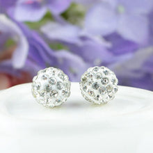 Load image into Gallery viewer, Disco Ball Clay Earrings, Multiple Colors
