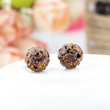 Load image into Gallery viewer, Disco Ball Clay Earrings, Multiple Colors
