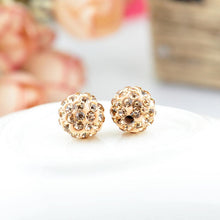 Load image into Gallery viewer, Disco Ball Clay Earrings, Multiple Colors
