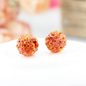 Disco Ball Clay Earrings, Multiple Colors