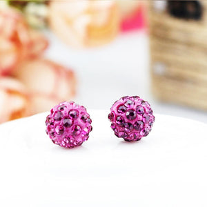 Disco Ball Clay Earrings, Multiple Colors