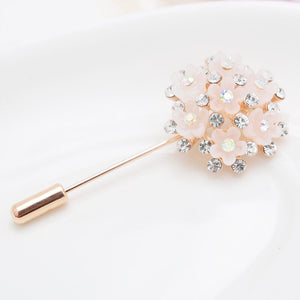 Rose-All-Day Flower Lapel Pin