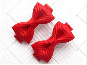 Small Ribbon Bun Bow