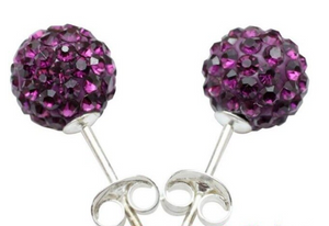 Disco Ball Clay Earrings, Multiple Colors