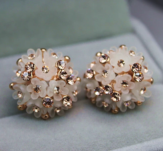 Rose-All-Day Flower Earrings